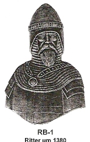 RB-1 Knight circa 1380 - bust
